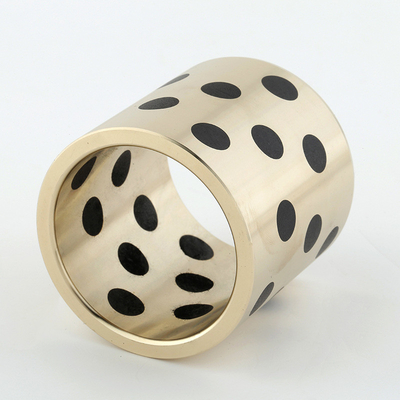 すすり泣きCNCの手入れ不要固体潤滑油が付いている青銅色のスリーブ軸受け